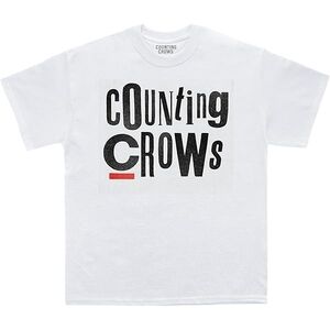 Counting Crows White Graphic T-Shirt